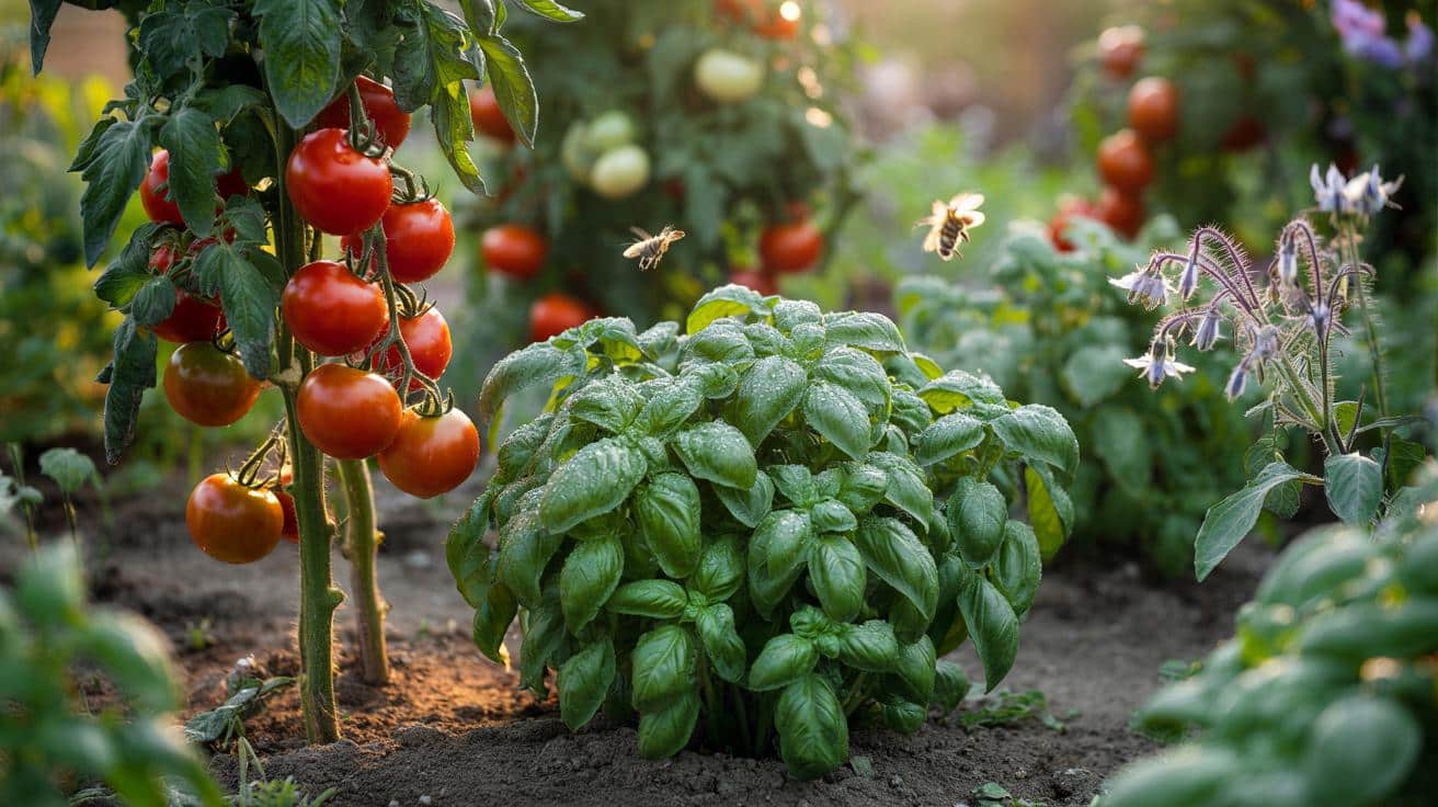 Posadź tę jedną ziołową roślinę przy pomidorach, a poczujesz różnicę w smaku