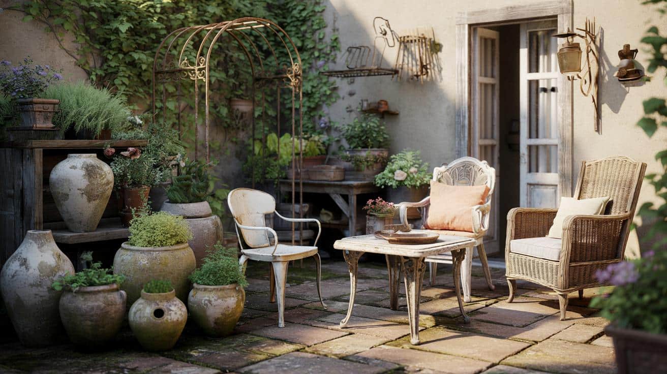 Powrót ogrodowych pereł z targu staroci: 5 rzeczy, które robią klimat