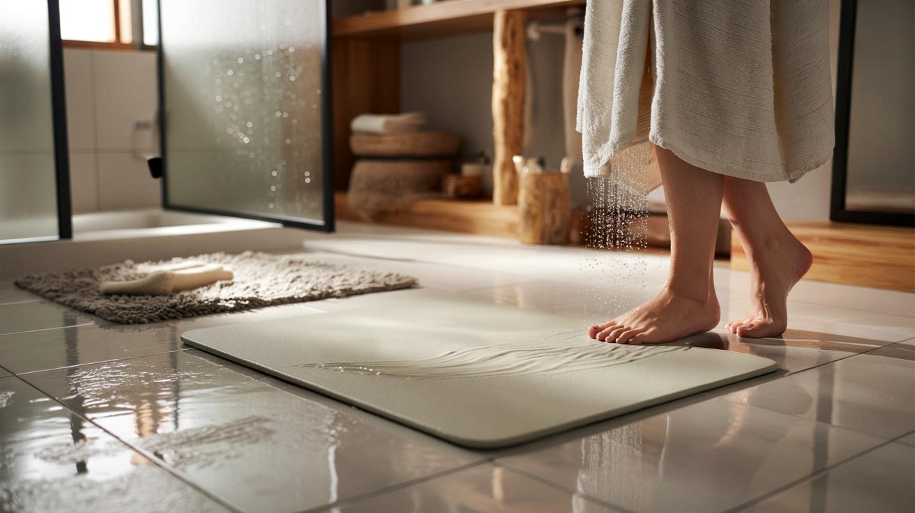 Pożegnaj mokry dywanik łazienkowy. Ten kamień schnie w sekundy