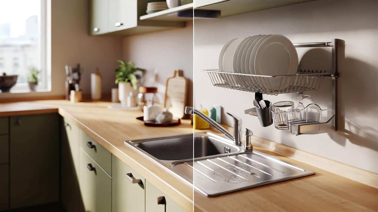 Pożegnaj ociekacz przy zlewie: hitowy trik na więcej miejsca w kuchni