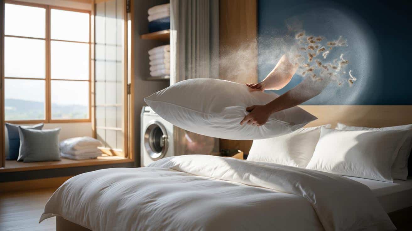 Jak skutecznie prać pościel i poduszki, aby usunąć roztocza i poprawić jakość snu