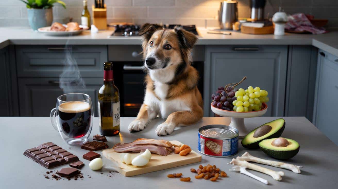 13 popularnych produktów z kuchni, które mogą zatruć twojego psa