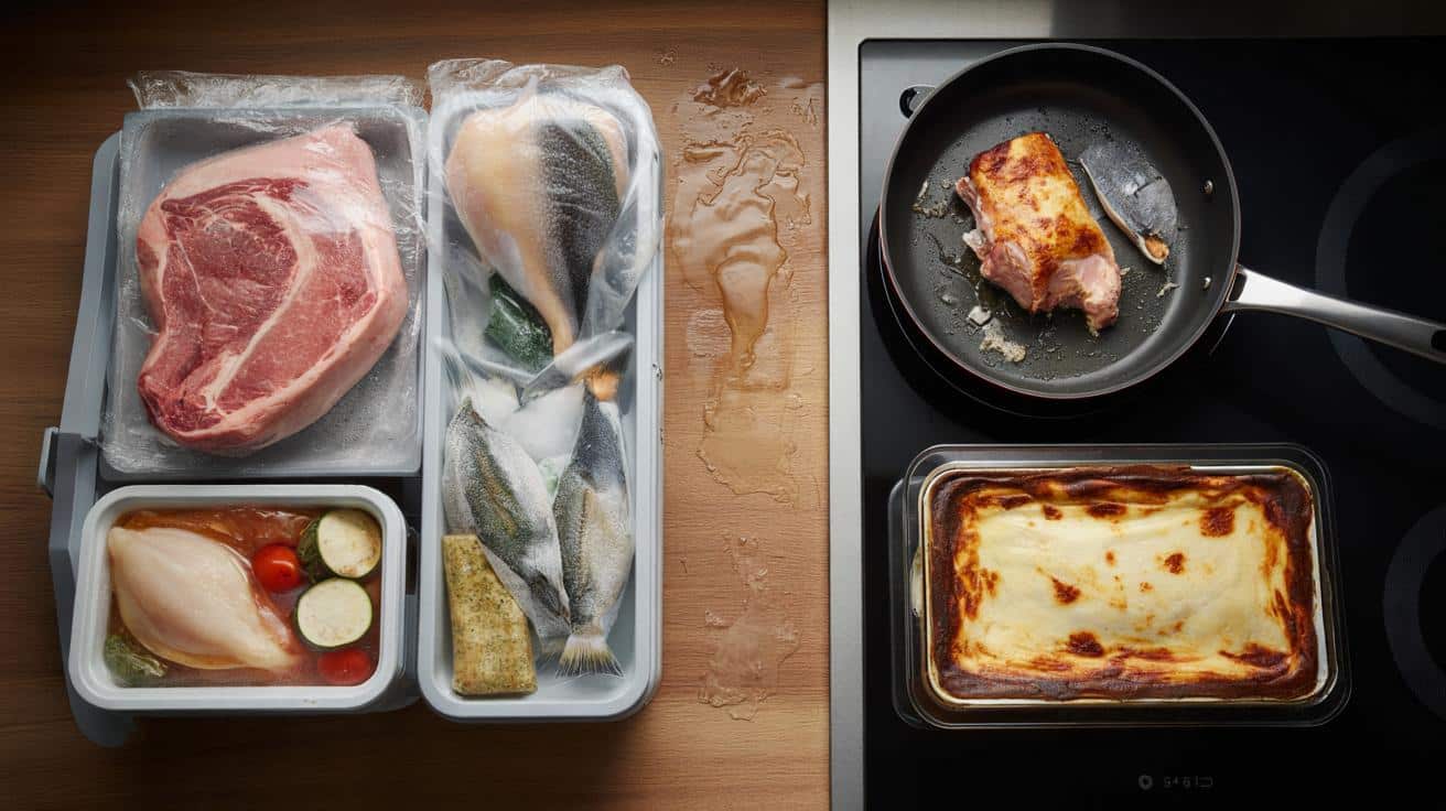 5 produktów z zamrażarki, których nie wolno wrzucać od razu na patelnię