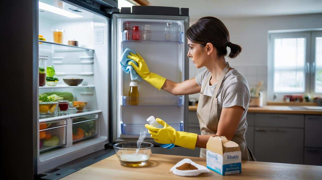 Profesjonalna sprzątaczka pokazuje prostą metodę usuwania zapachu z lodówki w kilka minut