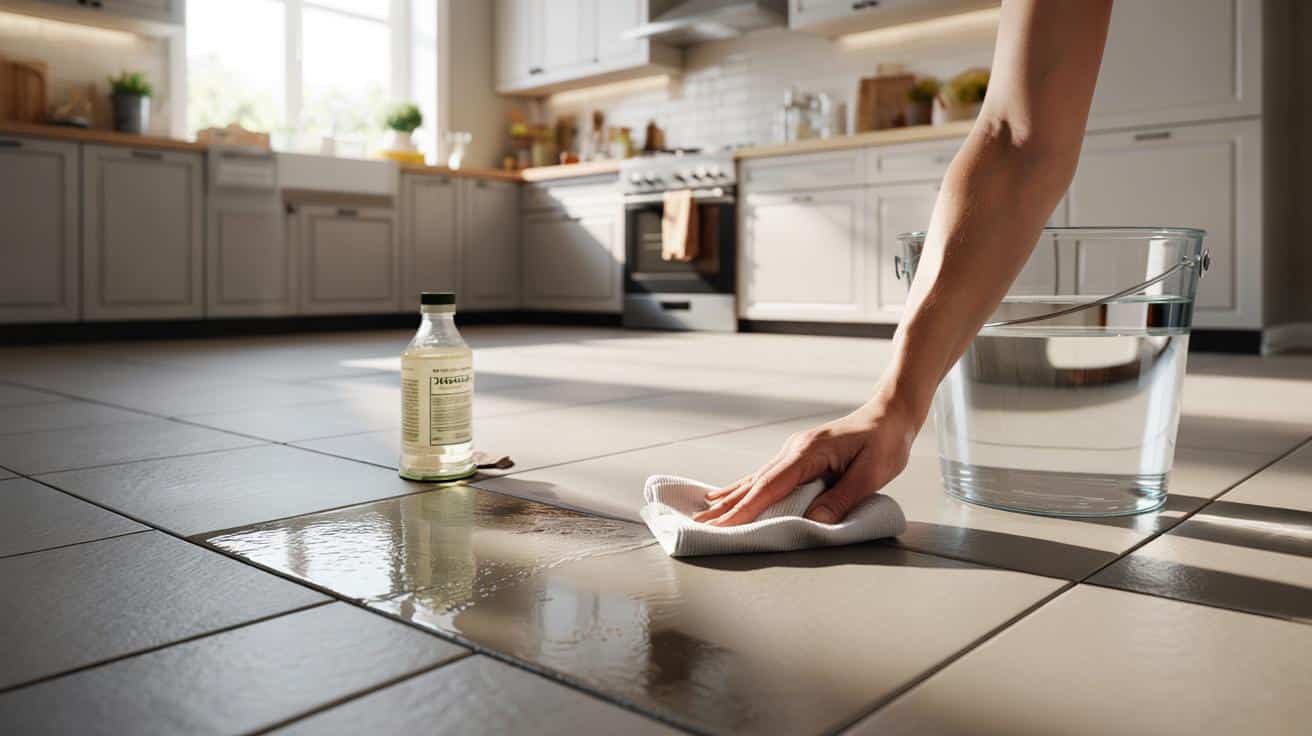 Profesjonalny trik na matowy gres: ten kuchenny hit czyści i nabłyszcza bez chemii