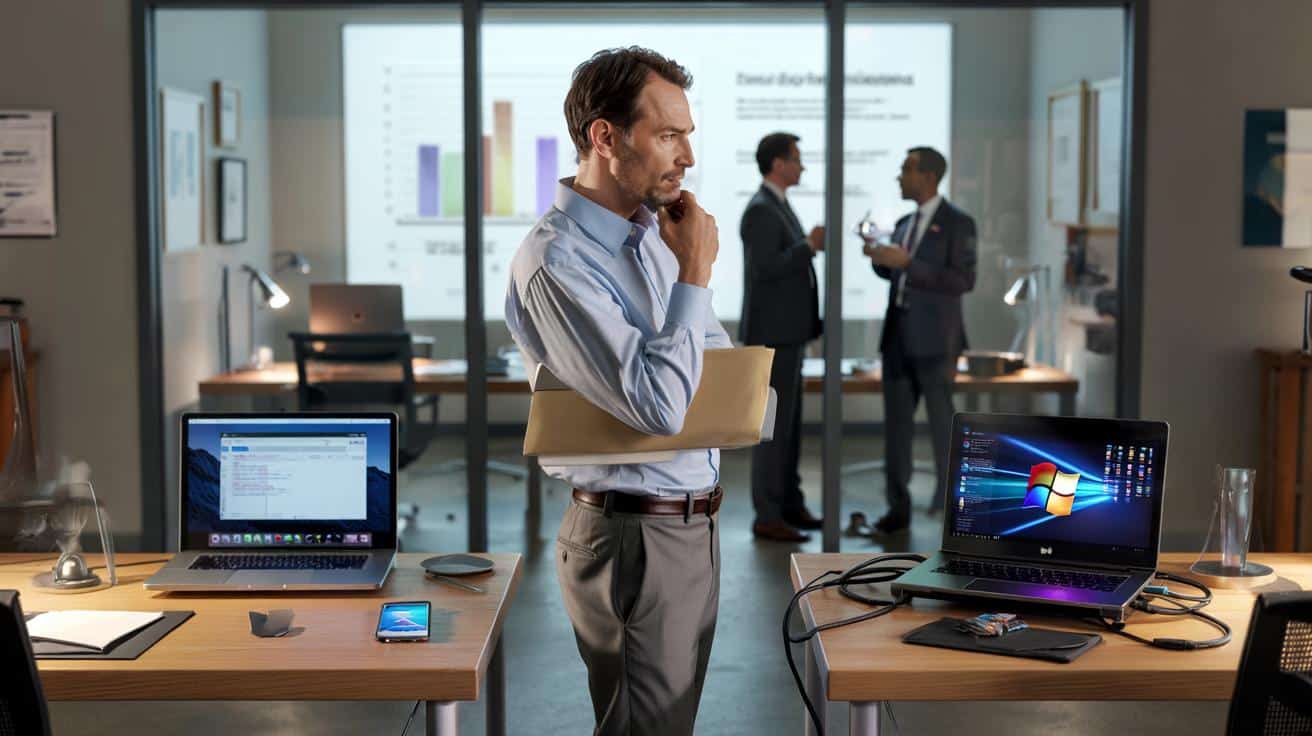 Programista rezygnuje z świetnie płatnej pracy, bo firma wymaga Windows 11 zamiast Maca