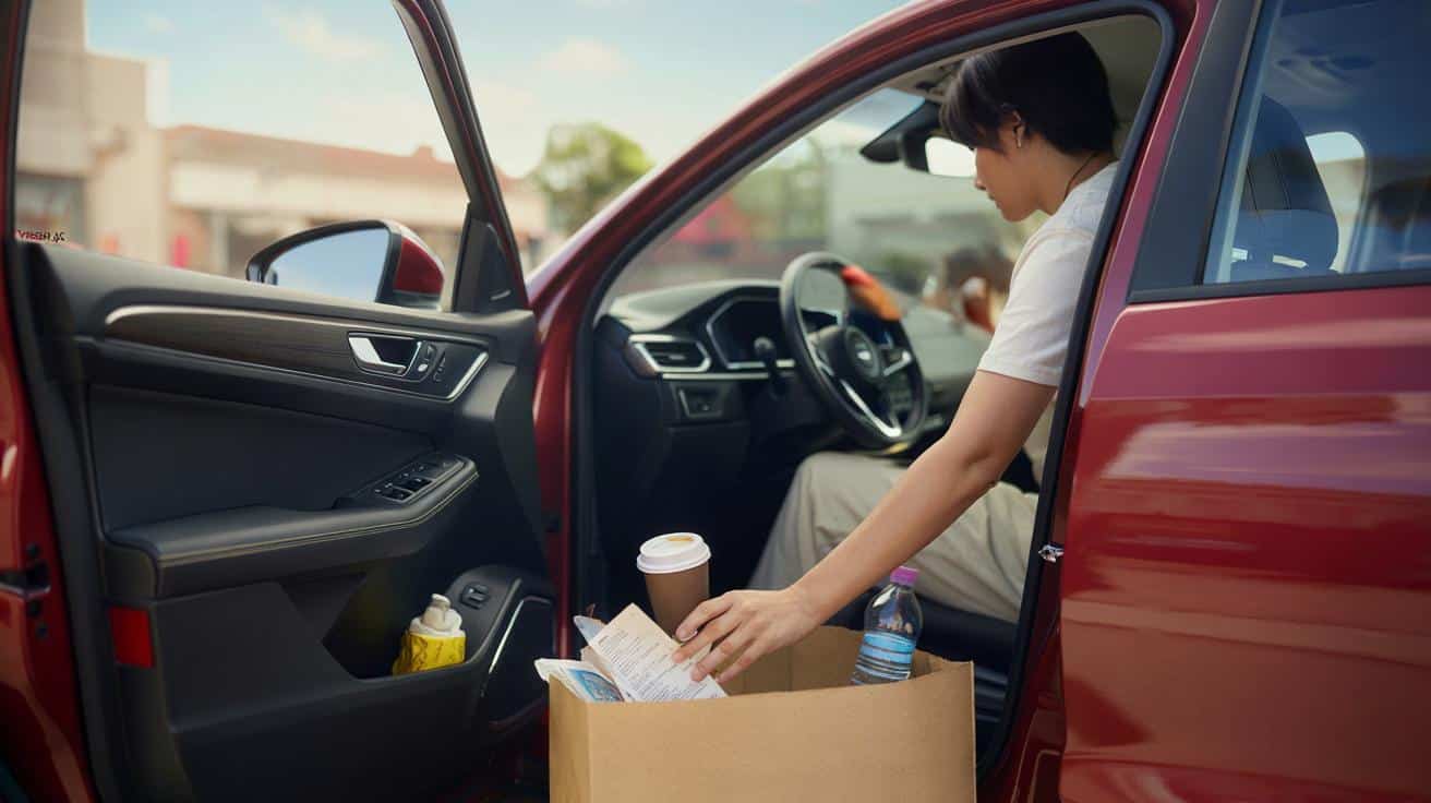 Prosty nawyk który pomaga utrzymać porządek w samochodzie