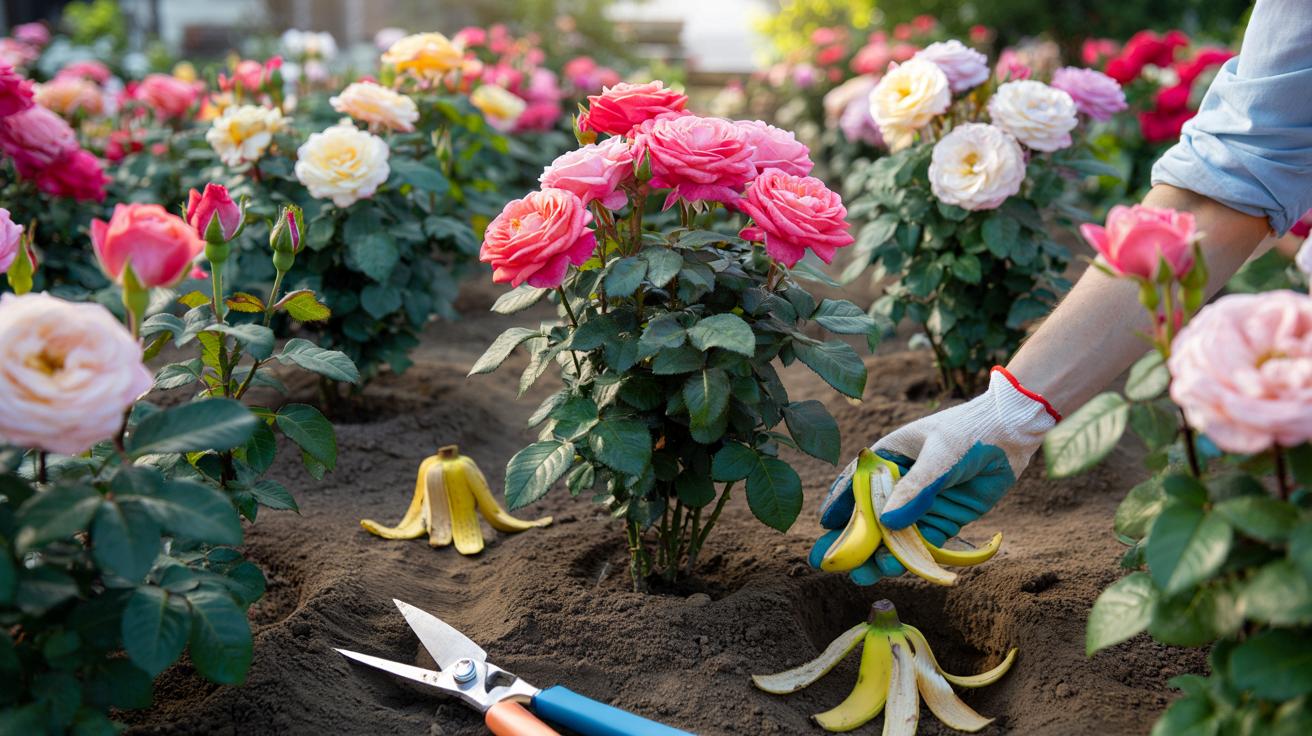 Prosty odpad z kuchni, który sprawi, że róże zakwitną bez przerwy