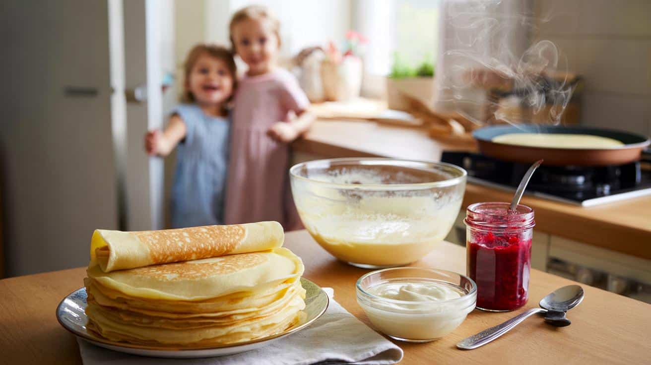 Prosty sposób na puszyste naleśniki który wiele osób odkrywa dopiero po latach gotowania