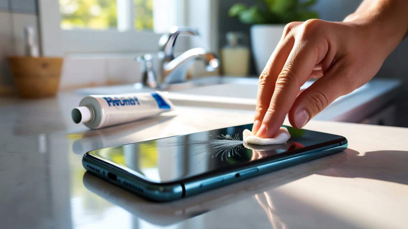 Prosty sposób na usunięcie rys z ekranu telefonu pastą do zębów