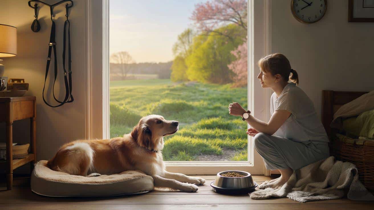 Prosty trik, dzięki któremu pies łatwiej zniesie zmianę czasu na wiosnę