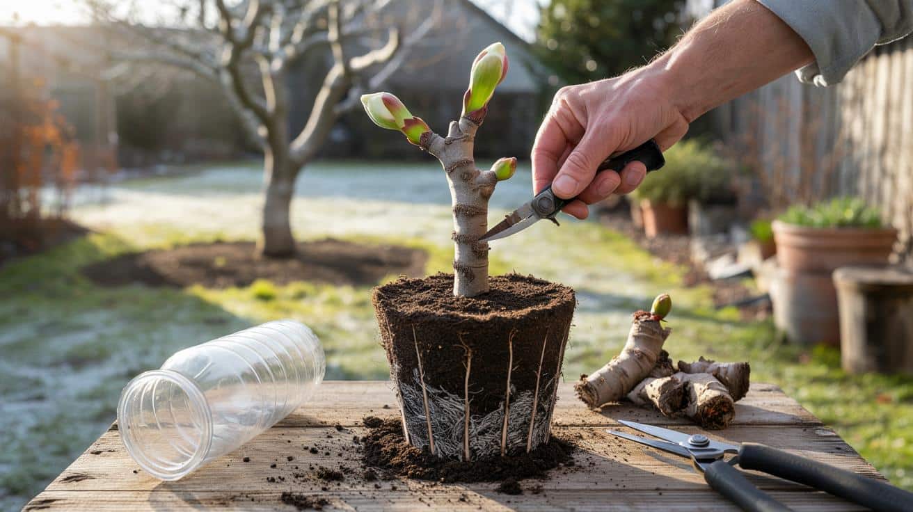 Prosty trik na koniec zimy: jak z jednej gałęzi mieć drugi figowiec za darmo