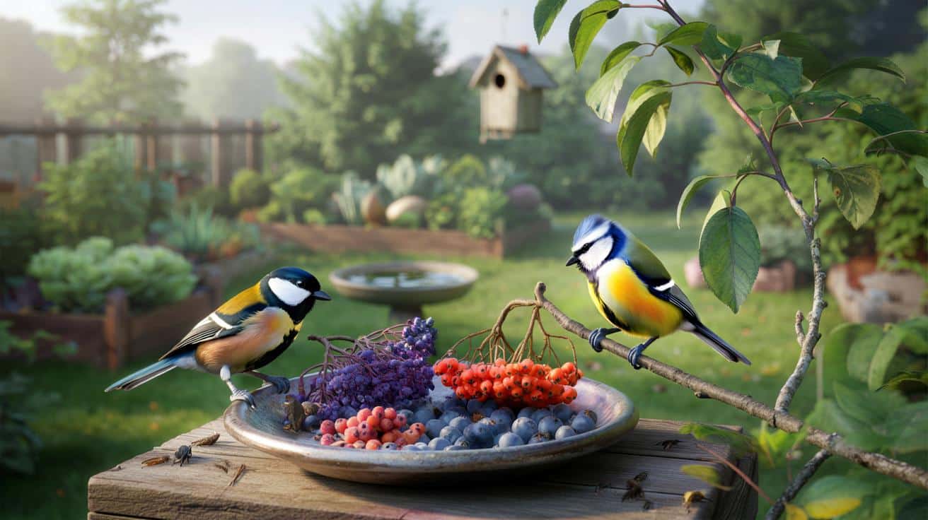 Prosty trik na mniej szkodników w ogrodzie: ten owoc przyciąga sikory jak magnes