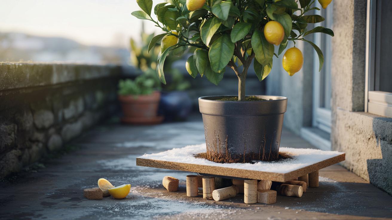 Prosty trik na mróz: co wsunąć pod donicę z cytryną, żeby jej nie stracić
