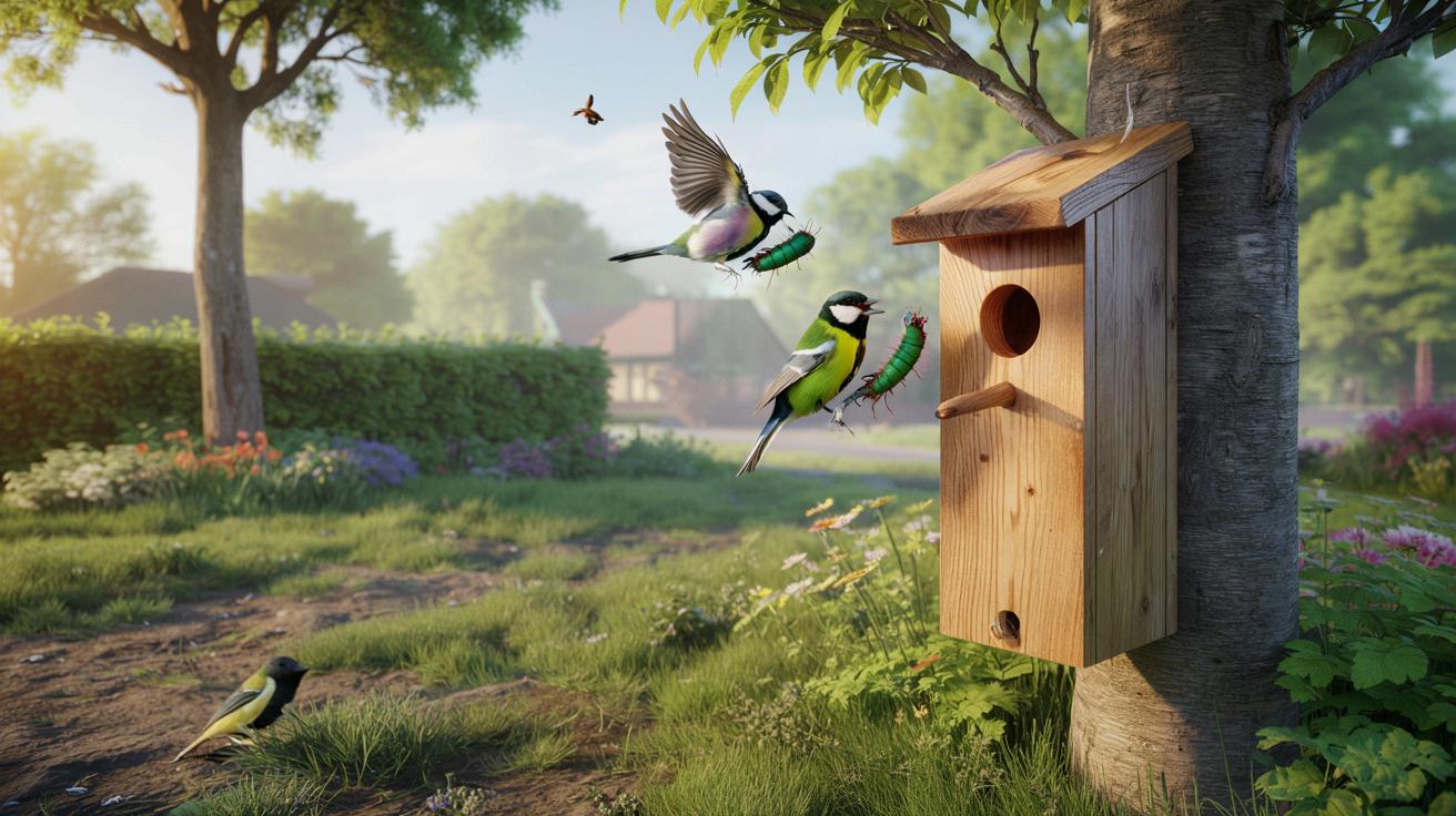 Prosty trik na wiosnę: zawieś budkę lęgową, a sikory odwdzięczą się w twoim ogrodzie