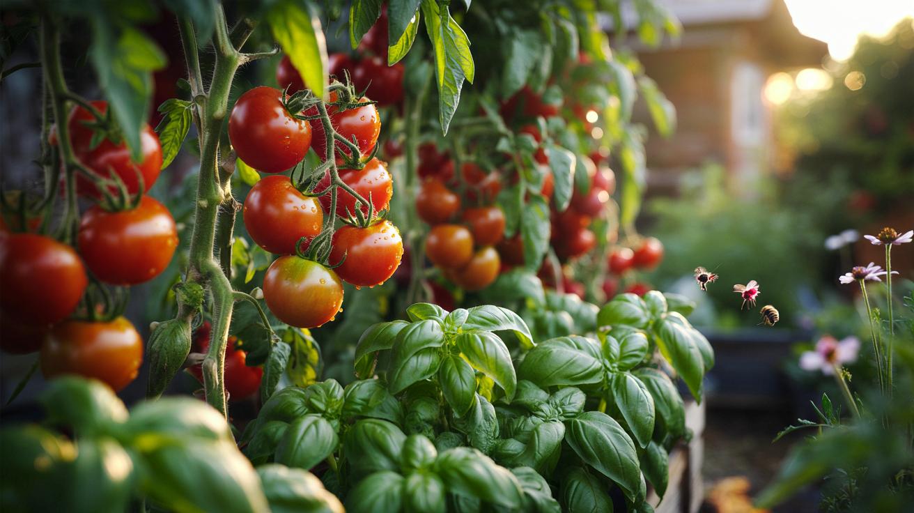 Prosty trik z bazylią, dzięki któremu pomidory smakują intensywniej