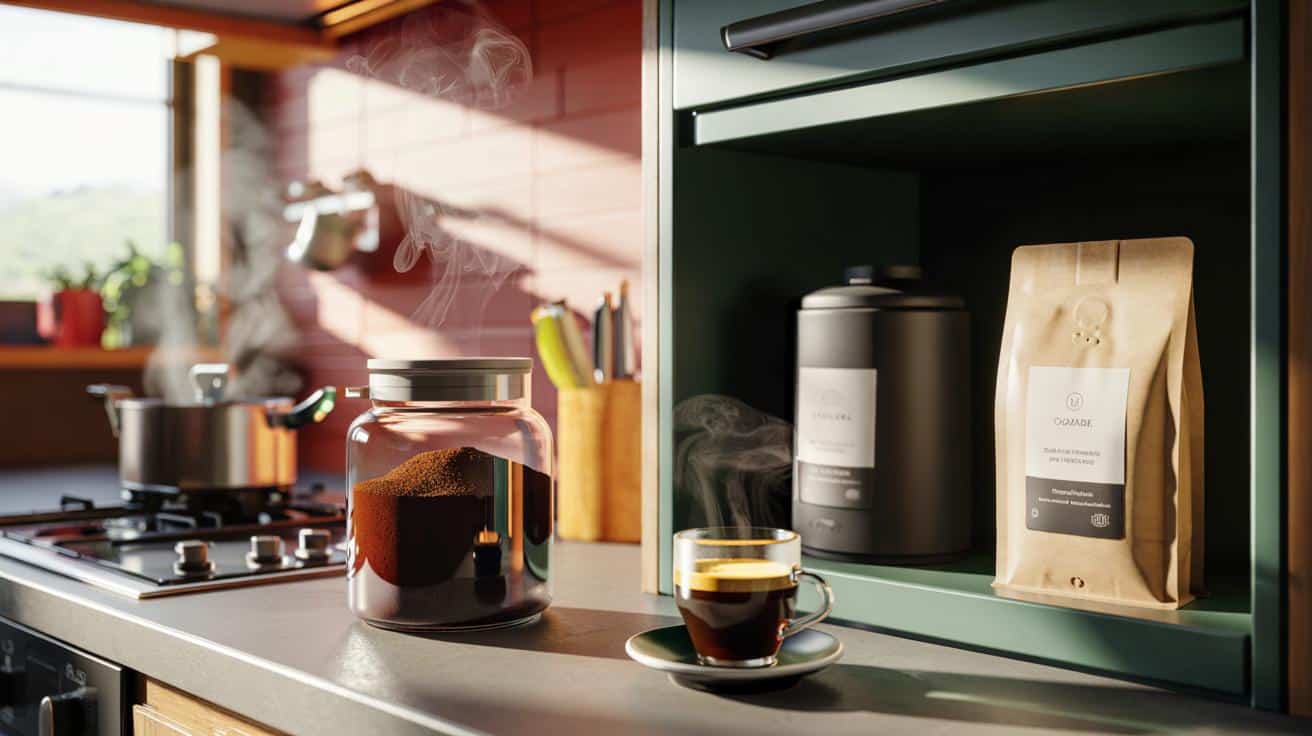 Wiele osób przechowuje kawę mieloną w ciepłej kuchni nie wiedząc, że szybciej traci aromat
