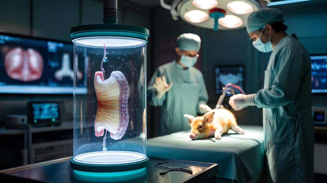 Przełom w transplantologii: hodowany w laboratorium przełyk uratował mini‑świnie