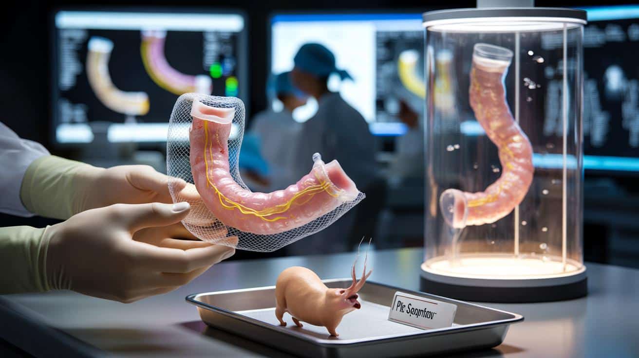 Przełom w chirurgii: sztuczny przełyk z komórek świni działa jak prawdziwy