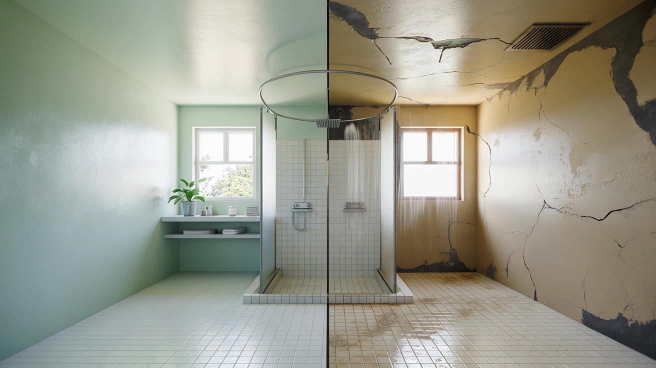 Przemalowałem łazienkę na wiosnę. Prawdziwy problem wyszedł dopiero po roku