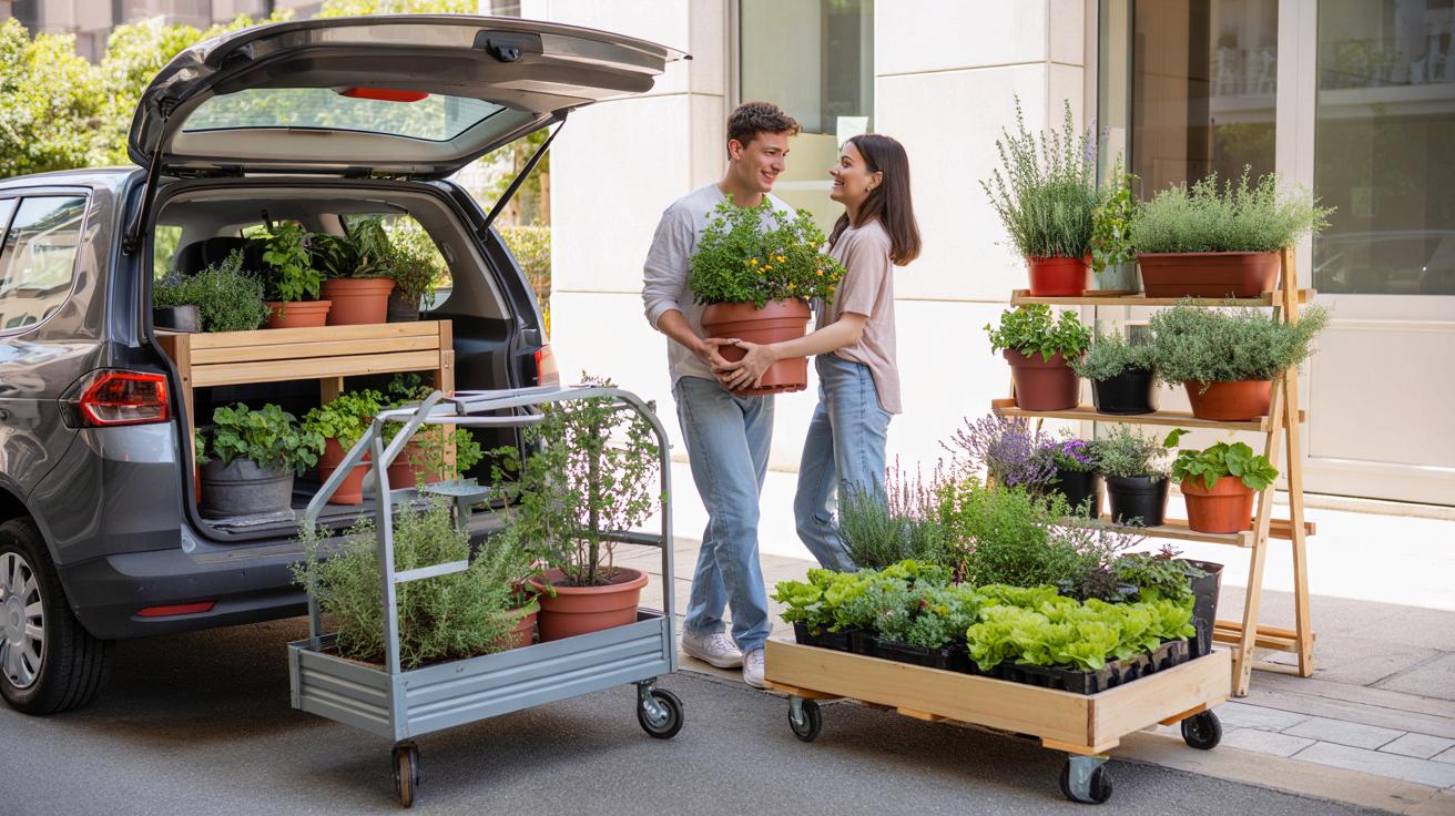 Przeprowadzasz się co parę lat? Tak zrobisz ogród, który jedzie razem z tobą