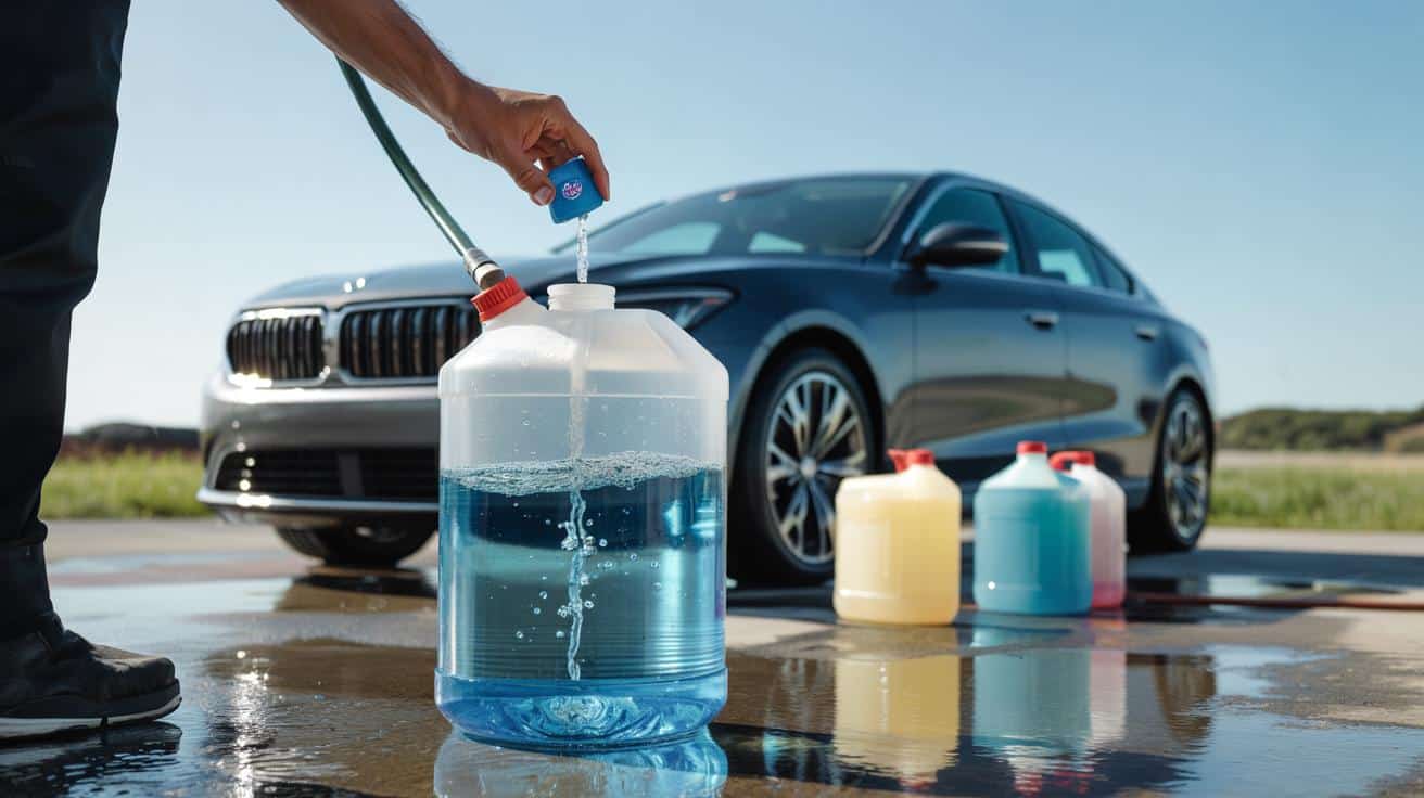 Przestałem kupować płyn do spryskiwaczy. Ta sztuczka daje 5 litrów za grosze