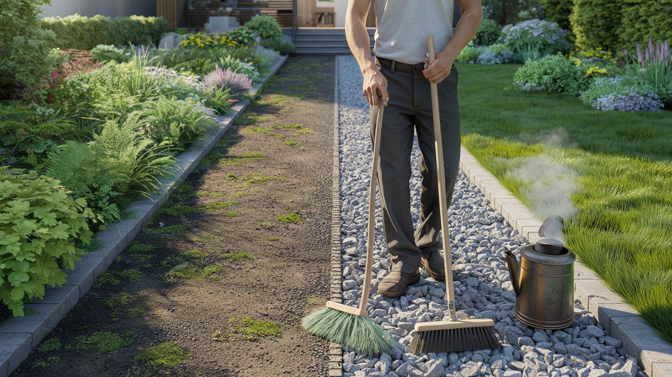 Przestałem pielić żwirową alejkę: 3 proste triki przed latem
