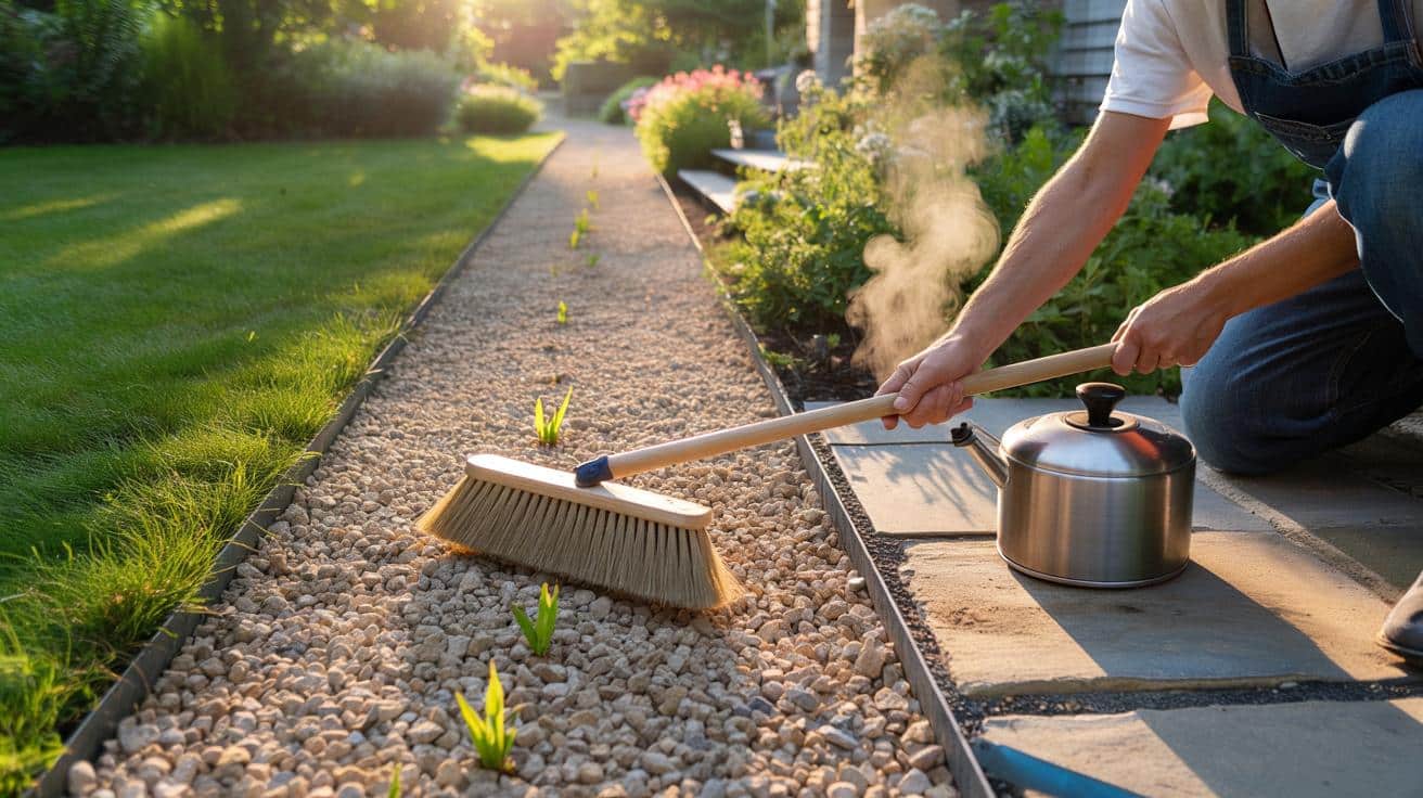 Przestań pielić żwirową alejkę: 3 proste triki przed latem