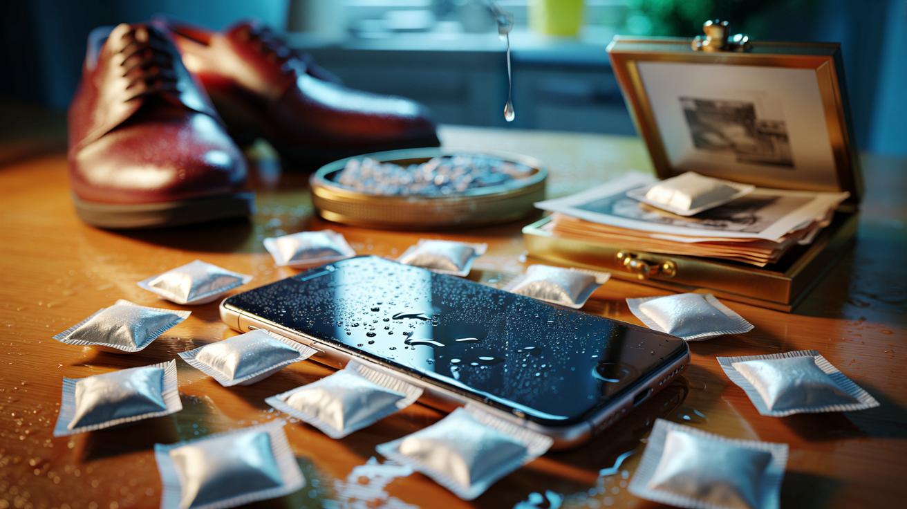 Przestań wyrzucać te białe saszetki – ratują mokre smartfony i nie tylko