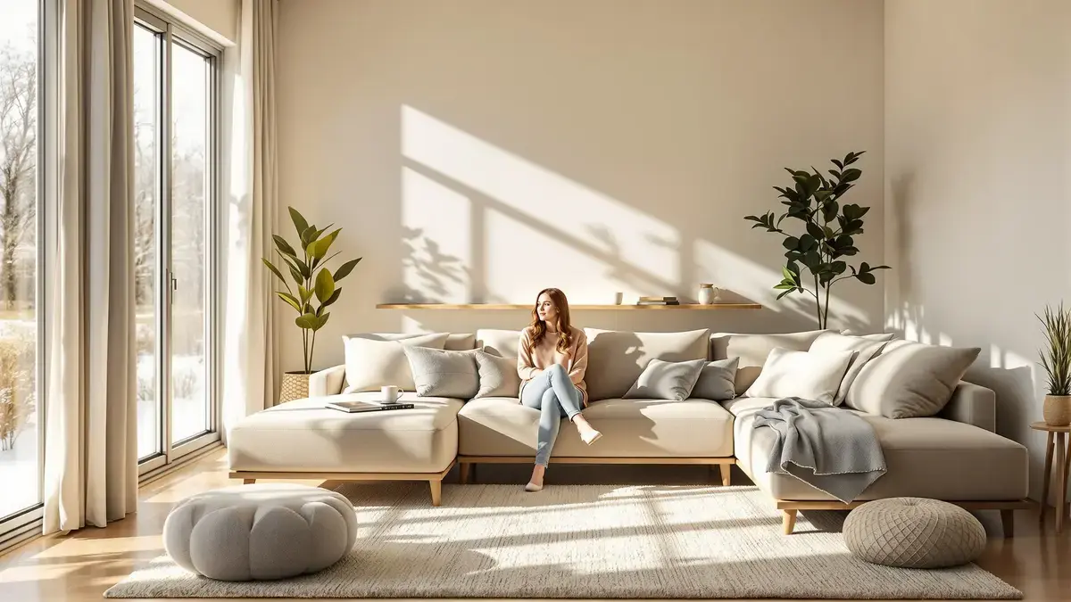 Przesuwanie kanapy pod ścianę to niedoceniany błąd zakłócający harmonię salonu