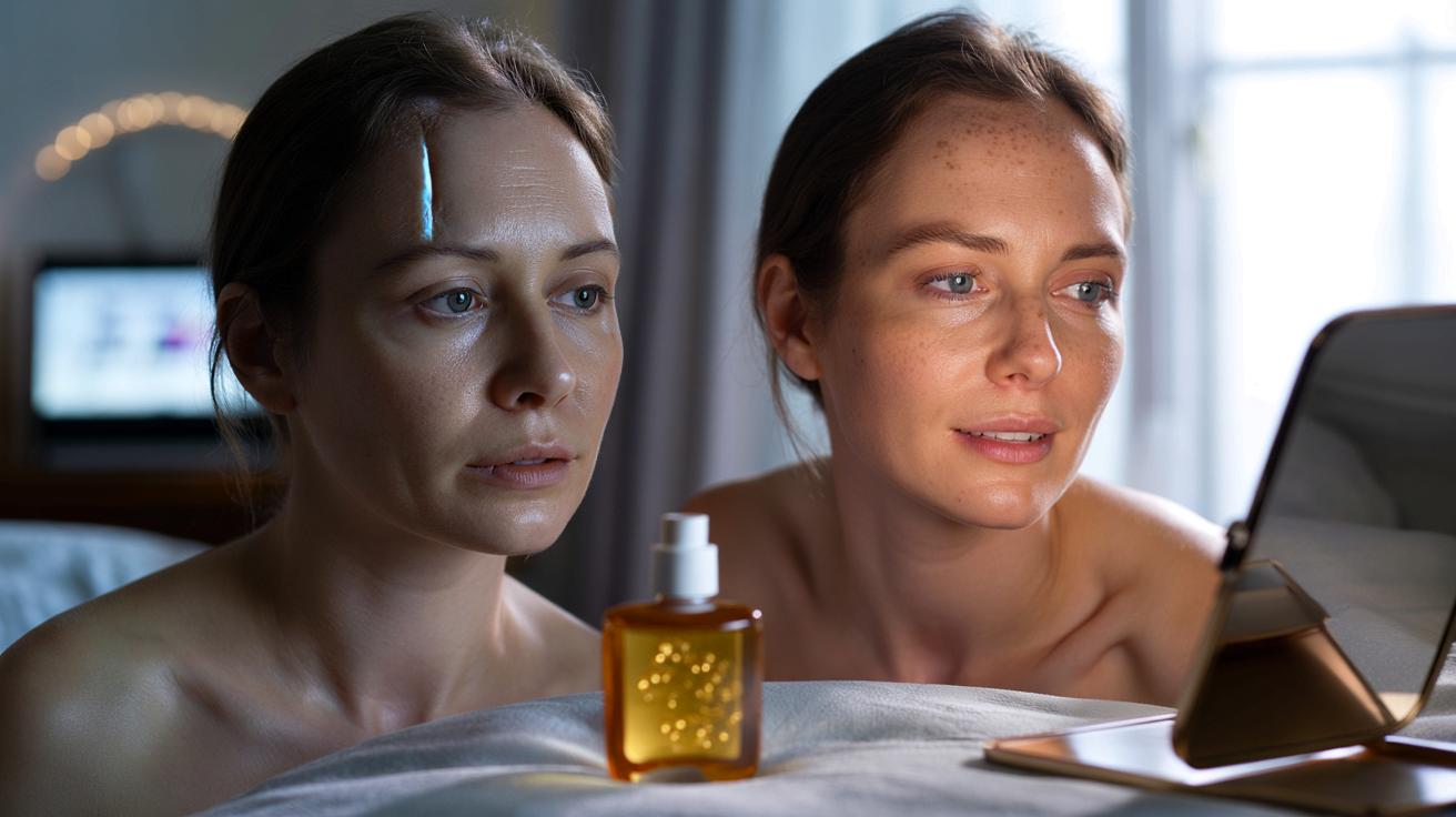 Przetestowałam nocne serum na szarą cerę. Rano efekt mnie zaskoczył