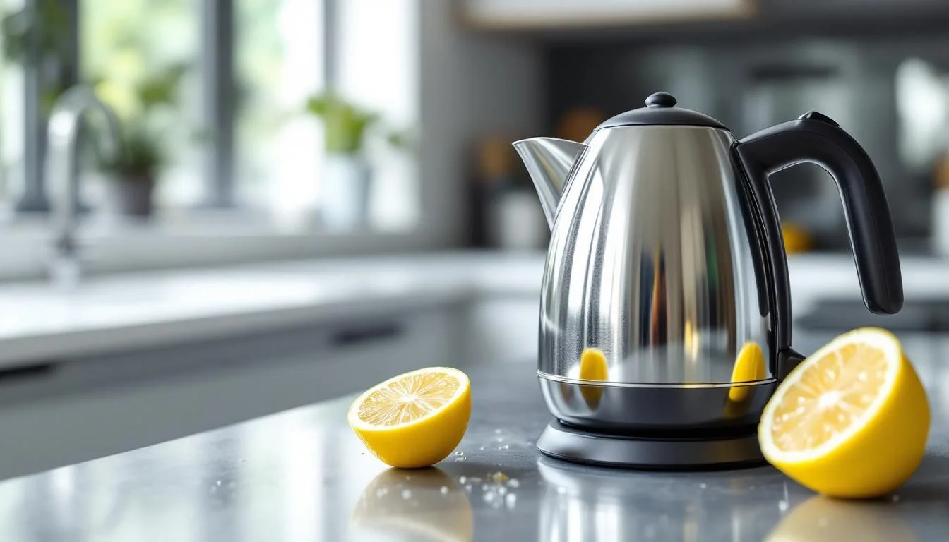 Przetestowałem ten prosty trik z cytryną, czajnik lśni w 5 minut