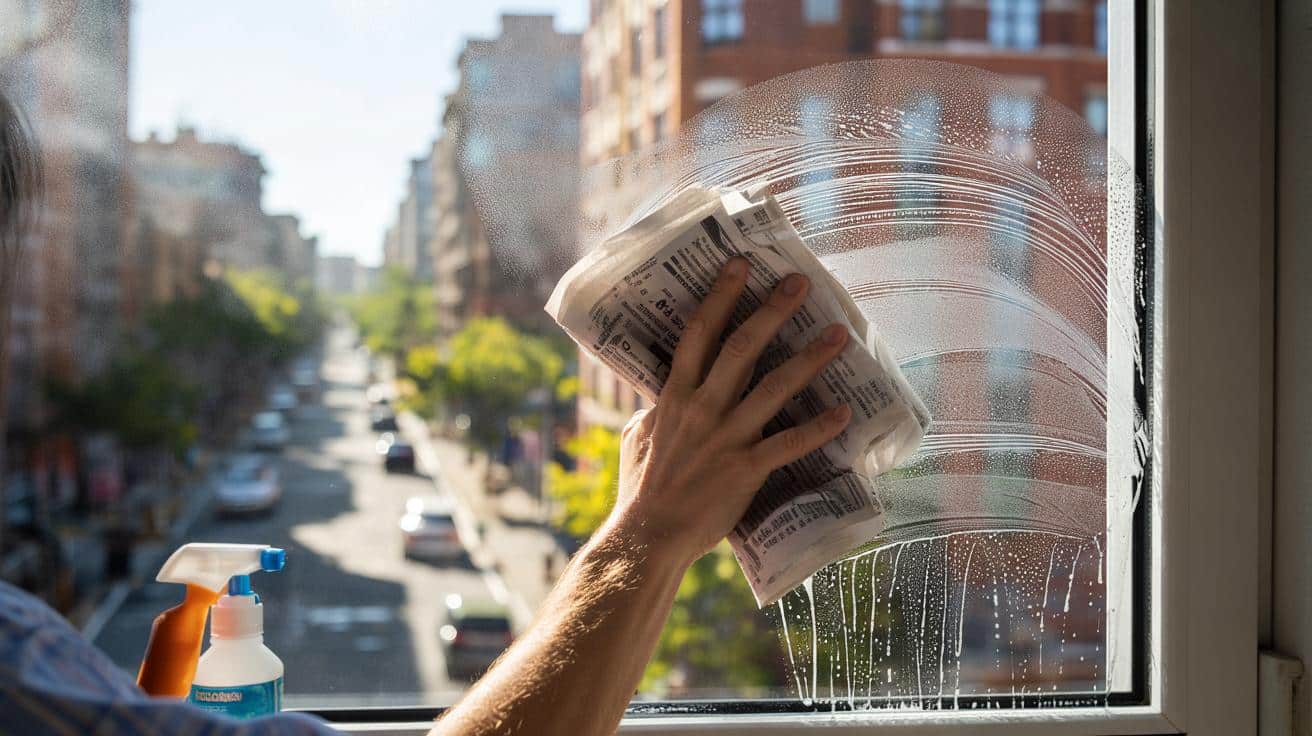 Przetrzyj szyby gazety zamiast ściereczki a będą lśnić bez smug