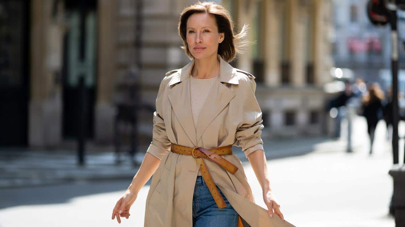 Przez lata źle wiązała pasek od płaszcza. Jeden trik odjął jej lat