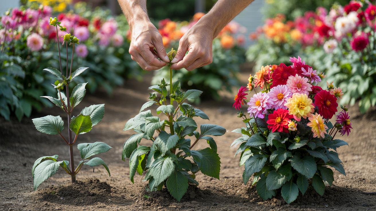 Prosty trik z przycinaniem dalii: mniej łodyg, trzy razy więcej kwiatów