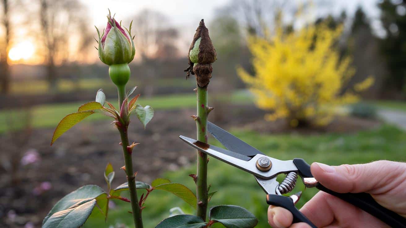 Przycinanie róż w marcu: jeden błąd, który zabija całą letnią rabatę