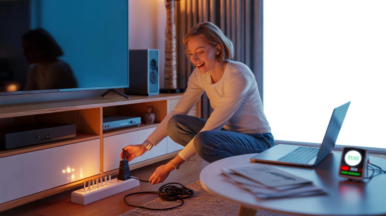 Przypadkiem wyciągnęła wtyczkę. Rachunek za prąd spadł bez wyrzeczeń