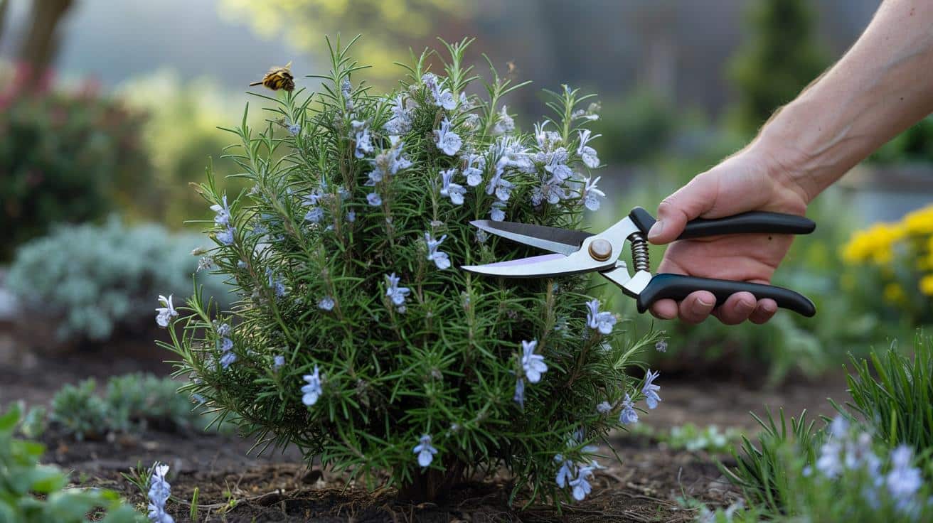 Przytnij rozmaryn w marcu: jedna zasada da lawinę kwiatów