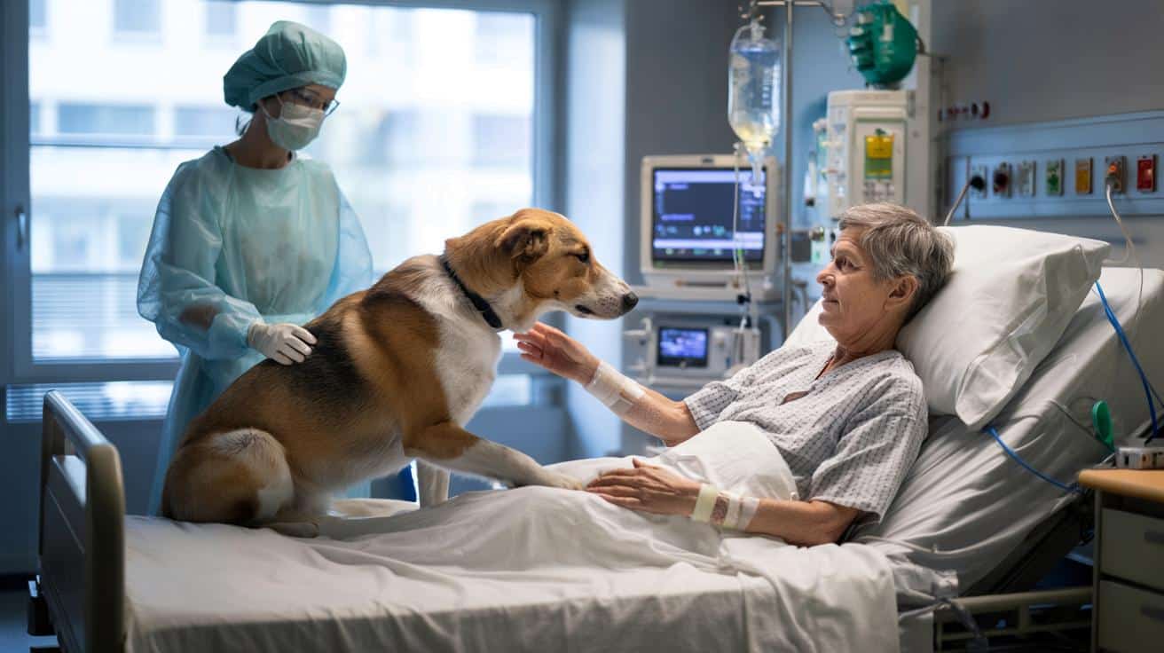 Psy w sali intensywnej terapii? Szpital testuje zaskakujący pomysł