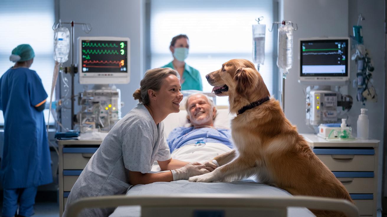 Psy w oddziale intensywnej terapii? Szpital testuje niezwykły pomysł