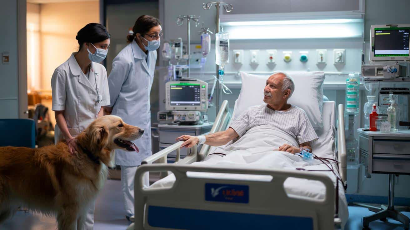 Psy w szpitalnej sali intensywnej terapii? Pionierski projekt z Francji