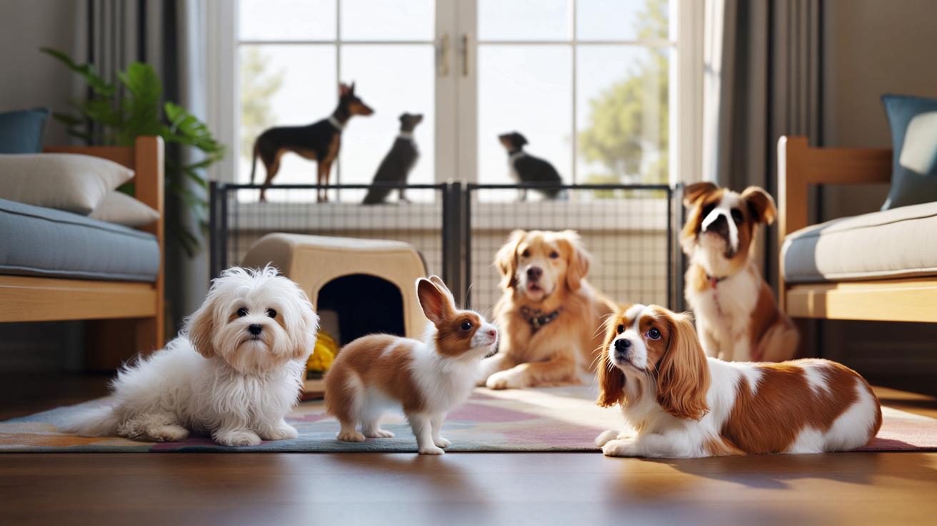 4 rasy psów, które mogą mieszkać z królikiem (i kilka lepiej ominąć)