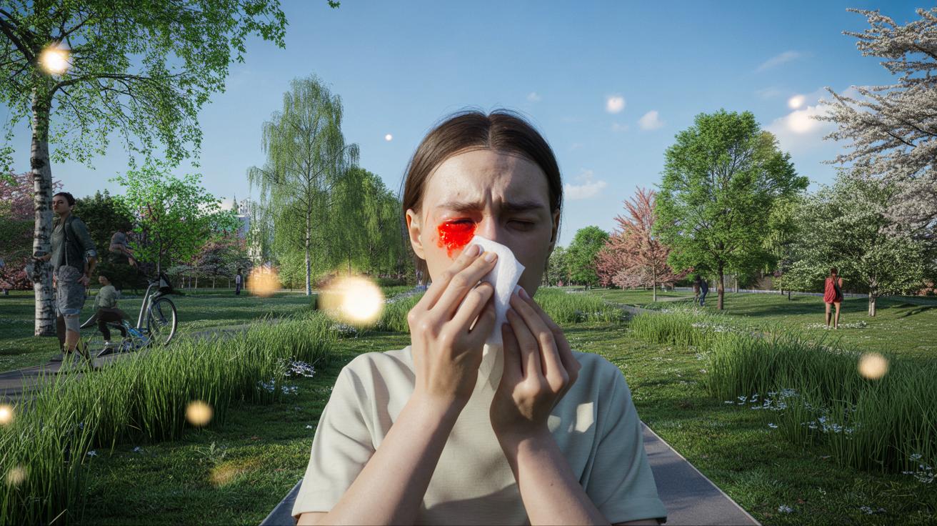 Pyłki w powietrzu: sprawdź, jak wysokie jest dziś ryzyko alergii