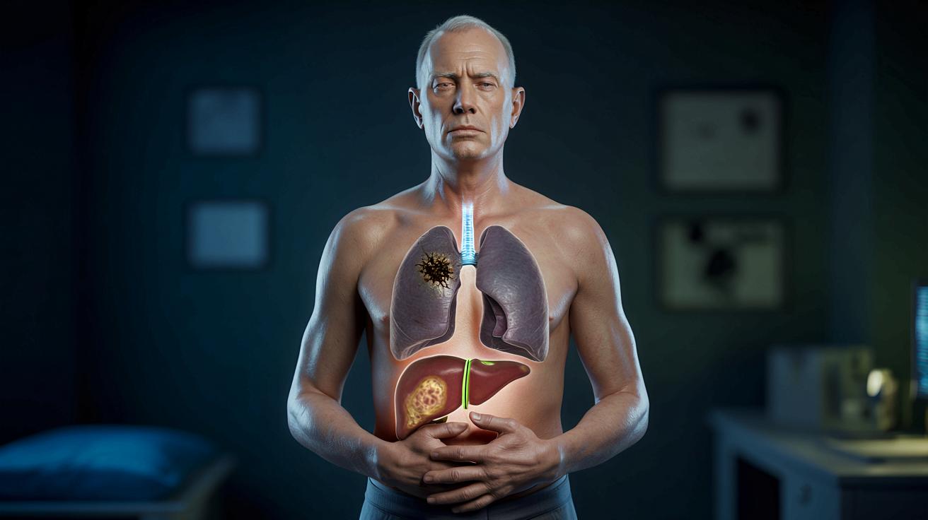 Rak płuca bez kaszlu i bólu w klatce? Gdy pierwszy sygnał daje wątroba