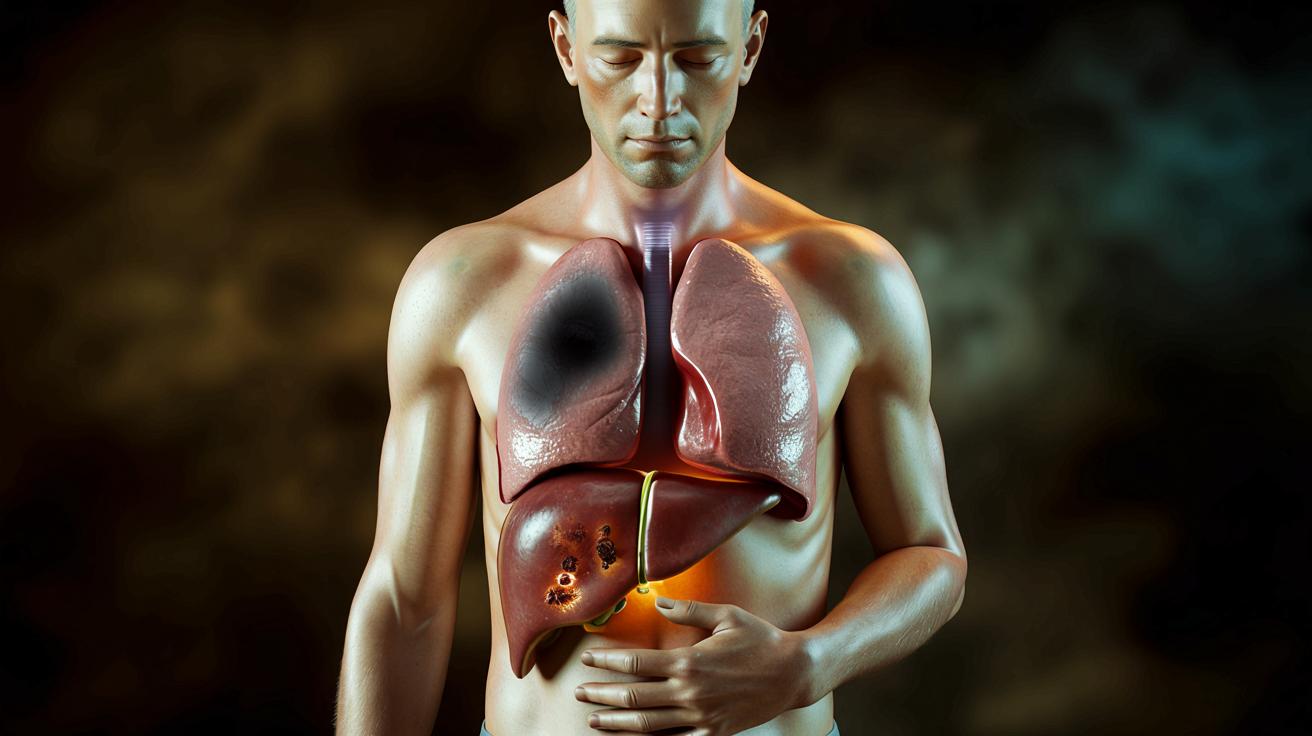 Rak płuca potrafi ukryć się w wątrobie. Te sygnały łatwo zlekceważyć