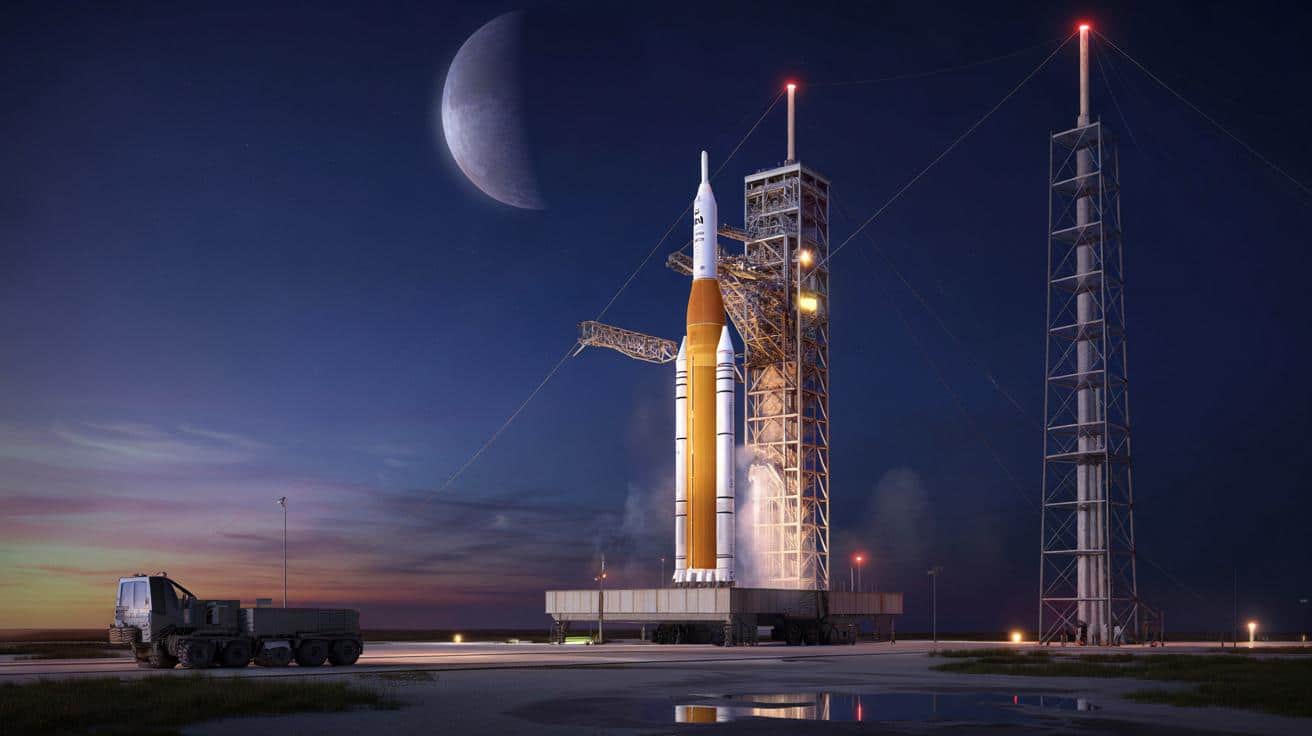 Rakieta Artemis II już na stanowisku startowym. NASA szykuje lot w stronę Księżyca