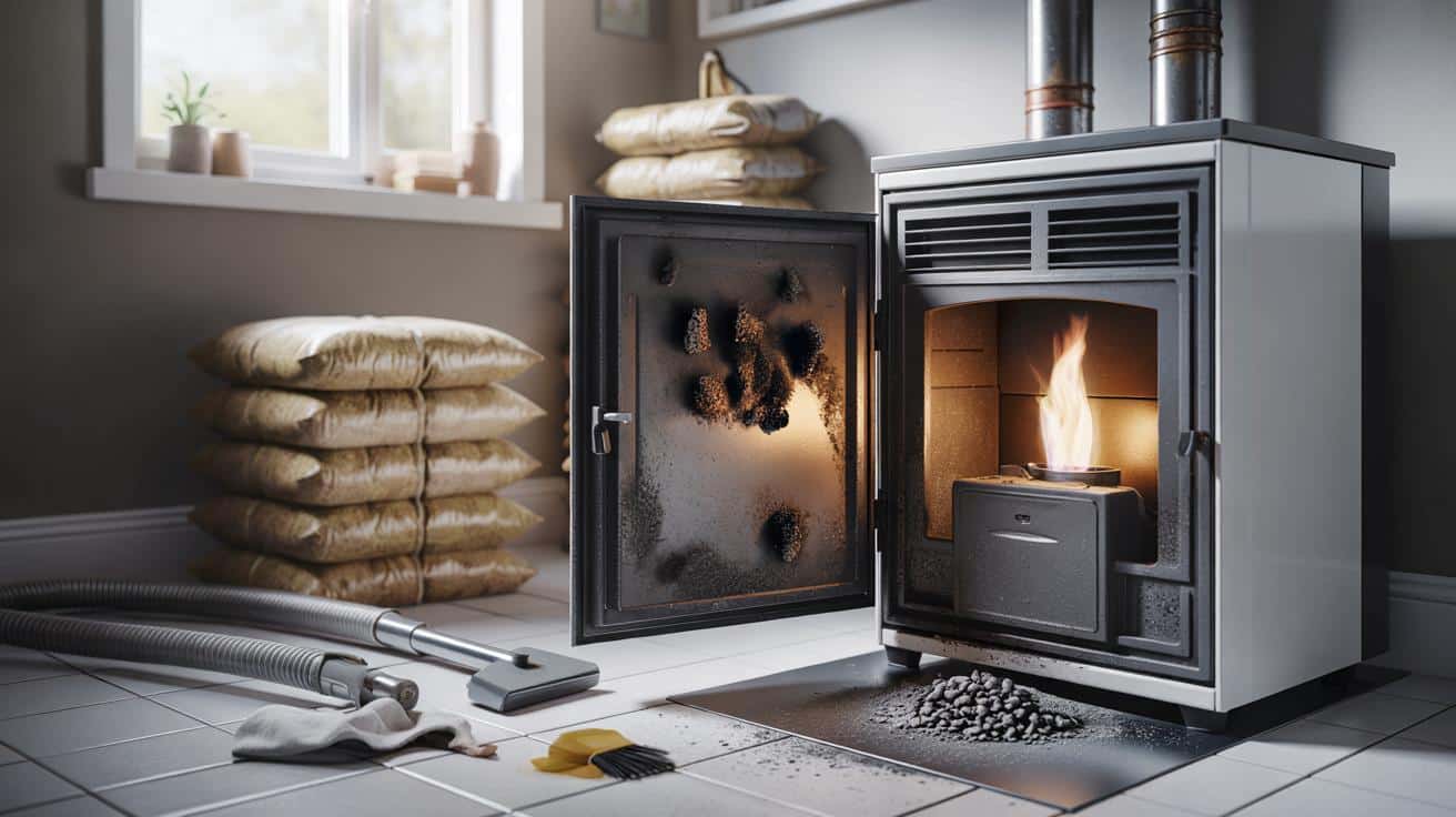 Raz zignorowałem wiosenne czyszczenie pieca na pellet. Zobacz, czym to się skończyło