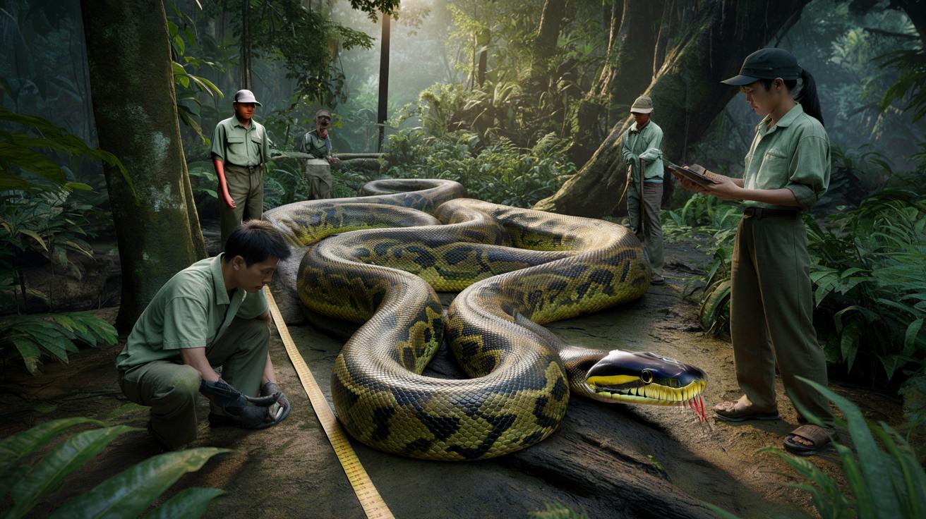 Nowy rekord świata: gigantyczny wąż z Indonezji zaskoczył naukowców