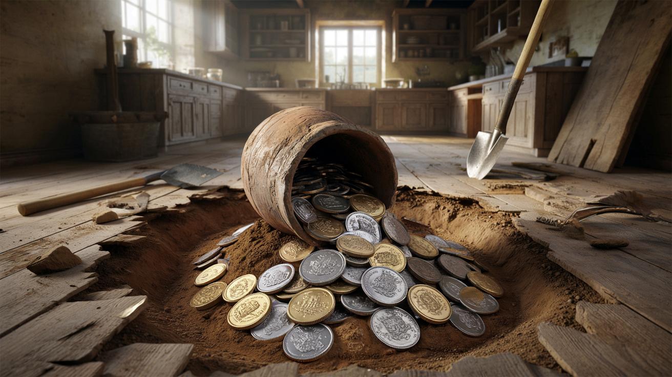 Remontują kuchnię i natrafiają na skarb warty 70 tysięcy euro