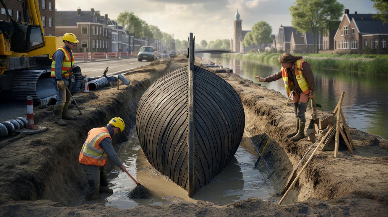 Robotnicy trafili na średniowieczny statek. Przypadkowe znalezisko zmienia historię handlu
